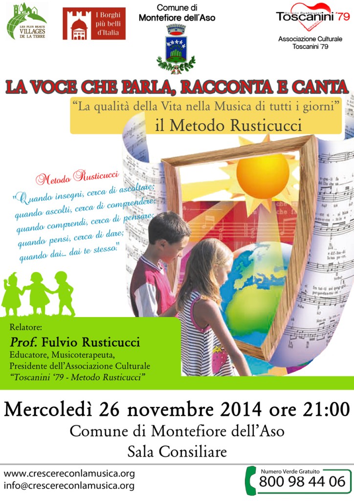 La Voce che parla, racconta e canta - Montefiore dell'Aso 26/11/2014