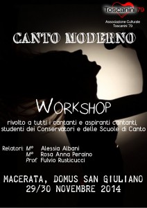 Workshop Canto Moderno Macerata